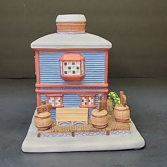 Partylite Village General Store Ceramic Tealight Candle Holder 6" tall - Picture 4 of 8